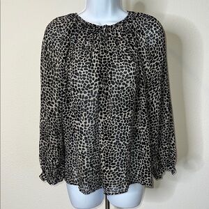 Nili Lotan Silk Popover Blouse